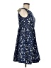 Zara Basic Print Blue Casual Dress Size M - photo 4