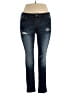 Project Eighteen Jeans Hearts Blue Jeans Size 30 waist - photo 1