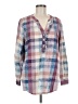 Isabella Sinclair Purple Long Sleeve Blouse Size L - photo 1