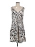 Assorted Brands Animal Print Ivory Casual Dress Size L - photo 1