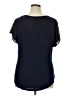 Espresso Chevron-herringbone Black Short Sleeve Top Size 1X - photo 2
