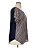Espresso Chevron-herringbone Black Short Sleeve Top Size 1X - photo 4