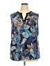 Lavish Blue Sleeveless Blouse Size 3X - photo 1