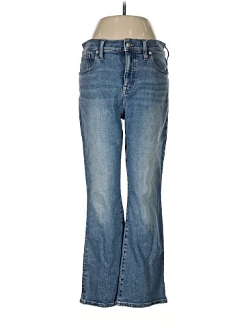 Madewell Kick Out Crop Jeans in Oneida Wash (view 1)