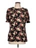 Unbranded Black Short Sleeve Blouse Size L - photo 1