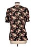 Unbranded Black Short Sleeve Blouse Size L - photo 2