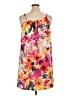 Unbranded 100% Polyester Tropical Orange Casual Dress Size XL - photo 2