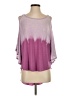 Anama Purple 3/4 Sleeve Top Size S - photo 1
