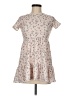 Love, Fire Floral Tan Casual Dress Size M - photo 1