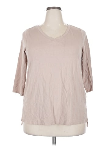 Jones New York 3/4 Sleeve T-Shirt (view 1)