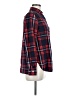 Old Navy 100% Cotton Plaid Red Long Sleeve Button-Down Shirt Size M - photo 4