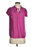 Maison d' Amelie 100% Polyester Pink Short Sleeve Blouse Size XS - photo 1