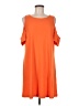 Amisu Orange Casual Dress Size 8 - photo 1