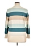 Ann Taylor LOFT Outlet Stripes Teal Pullover Sweater Size XL - photo 2