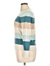 Ann Taylor LOFT Outlet Stripes Teal Pullover Sweater Size XL - photo 5