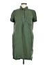 Gap 100% Lyocell Green Short Sleeve Button-Down Shirt Size M - photo 1