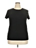 Splash Solid Black Active T-Shirt Size 3X - photo 1