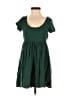 Talula Solid Green Casual Dress Size XXS - photo 1