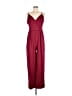Unbranded Solid Burgundy Jumpsuit Size L - photo 1