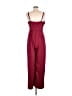 Unbranded Solid Burgundy Jumpsuit Size L - photo 2