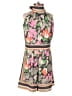 Judith March 100% Polyester Tropical Green Brown Romper Size S - photo 1