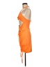 Unbranded 100% Polyester Orange Cocktail Dress Size M - photo 5