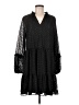 MSK 100% Polyester Black 3/4 Sleeve Top Size M - photo 1
