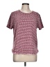 Emelia Burgundy Short Sleeve Top Size L - photo 1