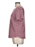 Emelia Burgundy Short Sleeve Top Size L - photo 5