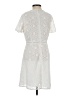 Ann Taylor LOFT 100% Polyester Ivory Casual Dress Size 0 (petite) - photo 2