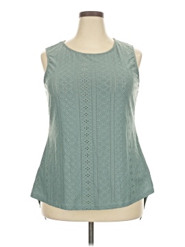 Shein Curve Sleeveless Blouse
