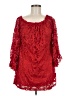 Assorted Brands Red 3/4 Sleeve Blouse Size XL - photo 1