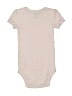 Carter's 100% Cotton Ivory Short Sleeve Onesie 9-12 MO / 12 MO - photo 2
