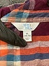 Time and Tru 100% Polyester Plaid Burgundy Long Sleeve Blouse Size XL - photo 7