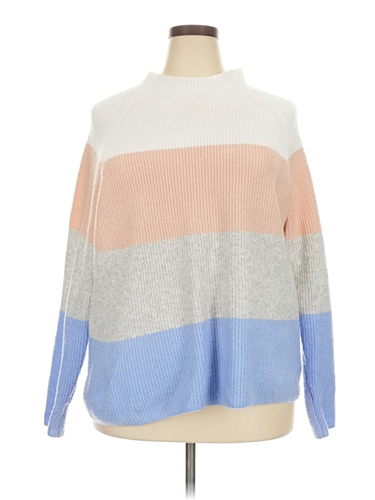 Pre-owned Halogen Pullover Sweater In Blue