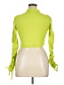 River Island Green Long Sleeve Top Size 14 - photo 2