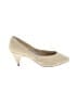 Soft Flexible Ivory Tan Heels Size 8 - photo 1