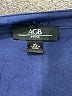 AGB Solid Blue Casual Dress Size XL - photo 7