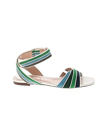 Valentino Garavani Leather Rainbow Ankle Wrap Sandals (view 1)