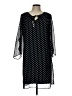 Roz & Ali 100% Polyester Polka Dots Black Casual Dress Size 12 - photo 1