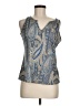 Unbranded 100% Polyester Blue Sleeveless Blouse Size M - photo 1