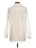 Apt. 9 100% Polyester Chevron-herringbone Ivory Long Sleeve Blouse Size L - photo 2