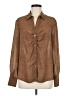 Norton McNaughton 100% Polyester Animal Print Brown Long Sleeve Blouse Size 8 - photo 1
