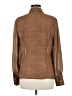 Norton McNaughton 100% Polyester Animal Print Brown Long Sleeve Blouse Size 8 - photo 2