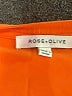 Rose + Olive 100% Rayon Orange Short Sleeve Top Size XL - photo 7
