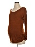 Pink Blush Brown Pullover Sweater Size S - photo 1