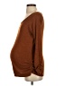 Pink Blush Brown Pullover Sweater Size S - photo 5
