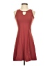 Mudd Solid Burgundy Casual Dress Size S - photo 1