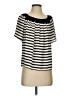 Ann Taylor LOFT 100% Polyester Ivory Short Sleeve Blouse Size S - photo 1