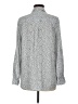Gap 100% Rayon Polka Dots Gray Long Sleeve Blouse Size M - photo 2
